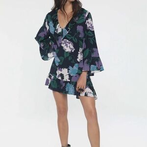 NWT Jen’s Pirate Booty Prosperity Mini Dress Twilight Large L navy multicolor